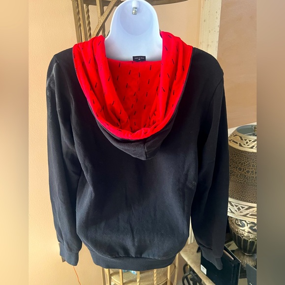 PANIC! AT THE DISCO Logo Cowl Neck Girls Pullover Hoddie M - Picture 6 of 11